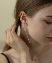 MAISON BREEZE Merry Gem/選べるバリエーション ロングチェーンピアス KNF127 セットアップセブン アクセサリー・腕時計 ピアス