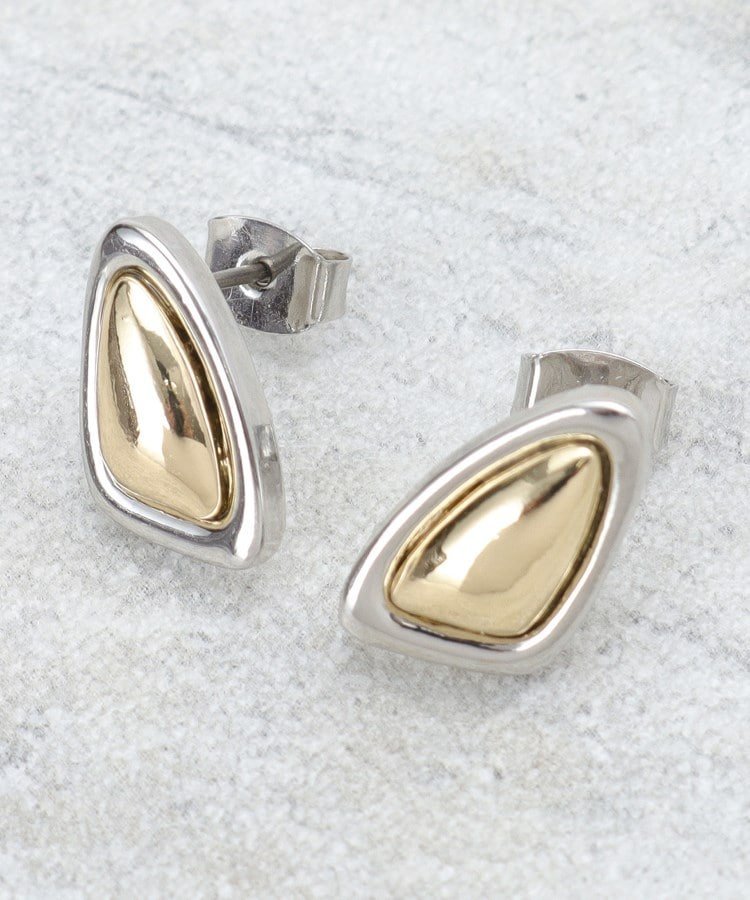 OPAQUE.CLIP ドロップ型ピアス オペークドットクリップ アクセサリー・腕時計 ピアス ゴールド シルバーのサムネイル