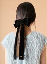 LILY BROWN ベロアリボンバレッタ リリーブラウン ヘアアクセサリー その他のヘアアクセサリー ブラウン