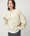 UNITED ARROWS green label relaxing 【WEB限定】<at ease>ダブルフェイス プルオーバー カットソー ユナイテッドアローズ グリーンレーベルリラクシング トップス カットソー・Tシャツ ホワイト ブラック【送料無料】