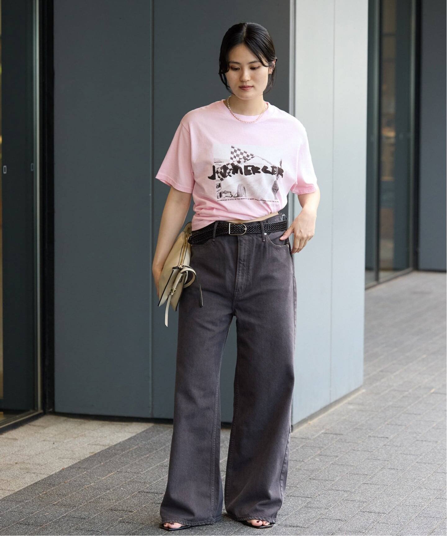 IENA 《一部店舗・WEB限定》J.J.Mercer/ジェイジェイマーサー フォトTシャツ E イエナ トップス カットソー・Tシャツ ピンク