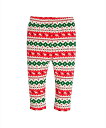 【SALE/50%OFF】moimoln 【X'mas】総柄起毛レギンス モイモルン 靴下・レッグウェア レギンス・スパッツ ホワイト