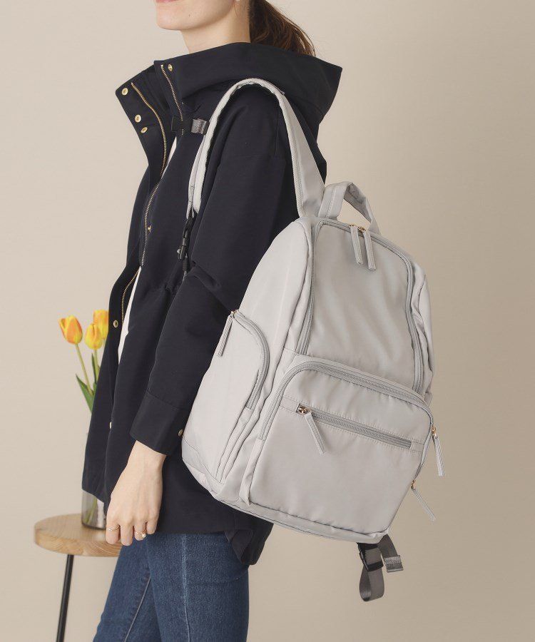 【SALE／50%OFF】ITS' DEMO 【A4対応/大容量】14ポケットリュック イッツデモ バッグ リュック・バックパック ピンク ネイビーのサムネイル