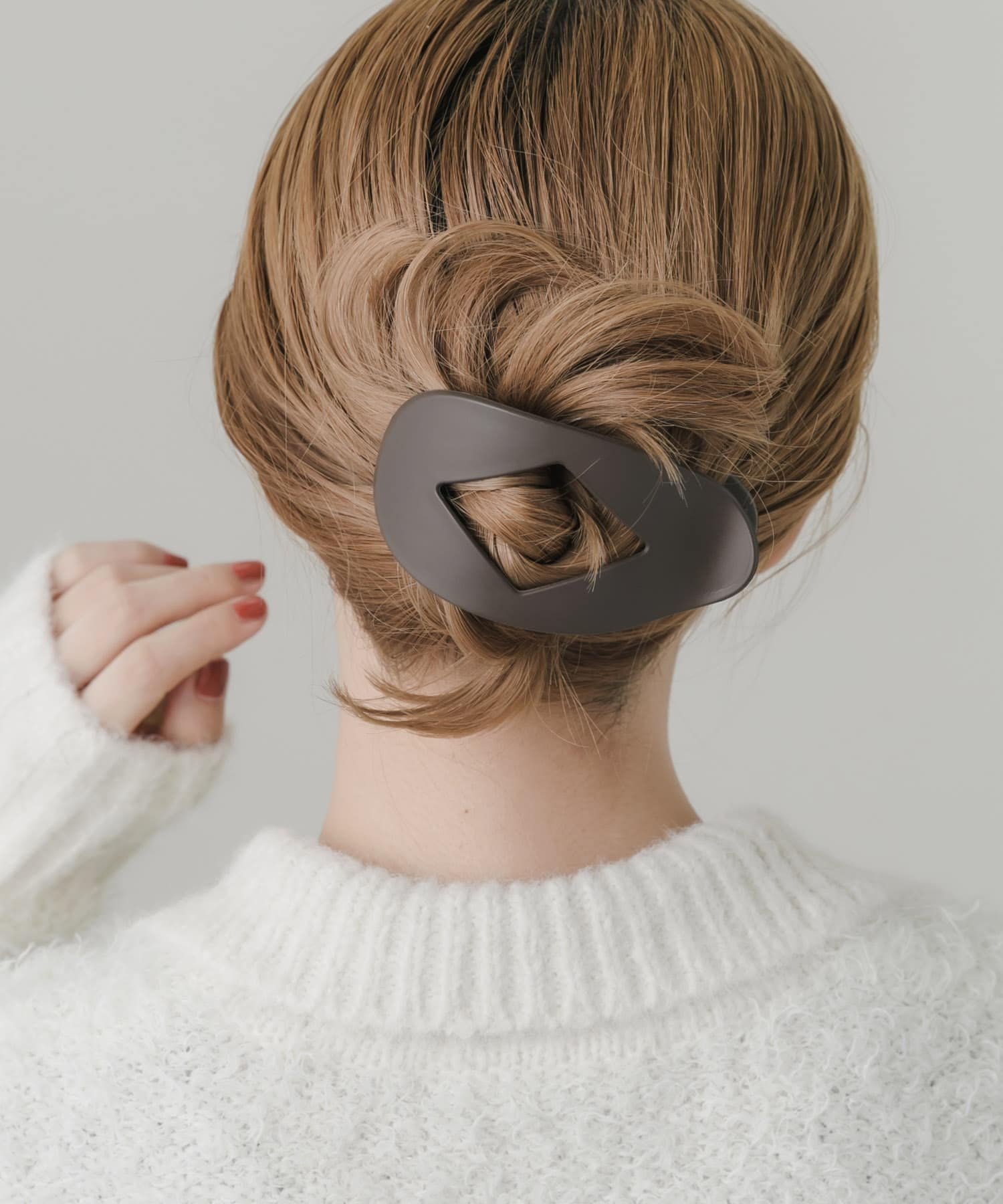 SMELLY ダイヤフレームワイドバンス スメリー ヘアアクセサリー バレッタ・ヘアクリップ・ヘアピン