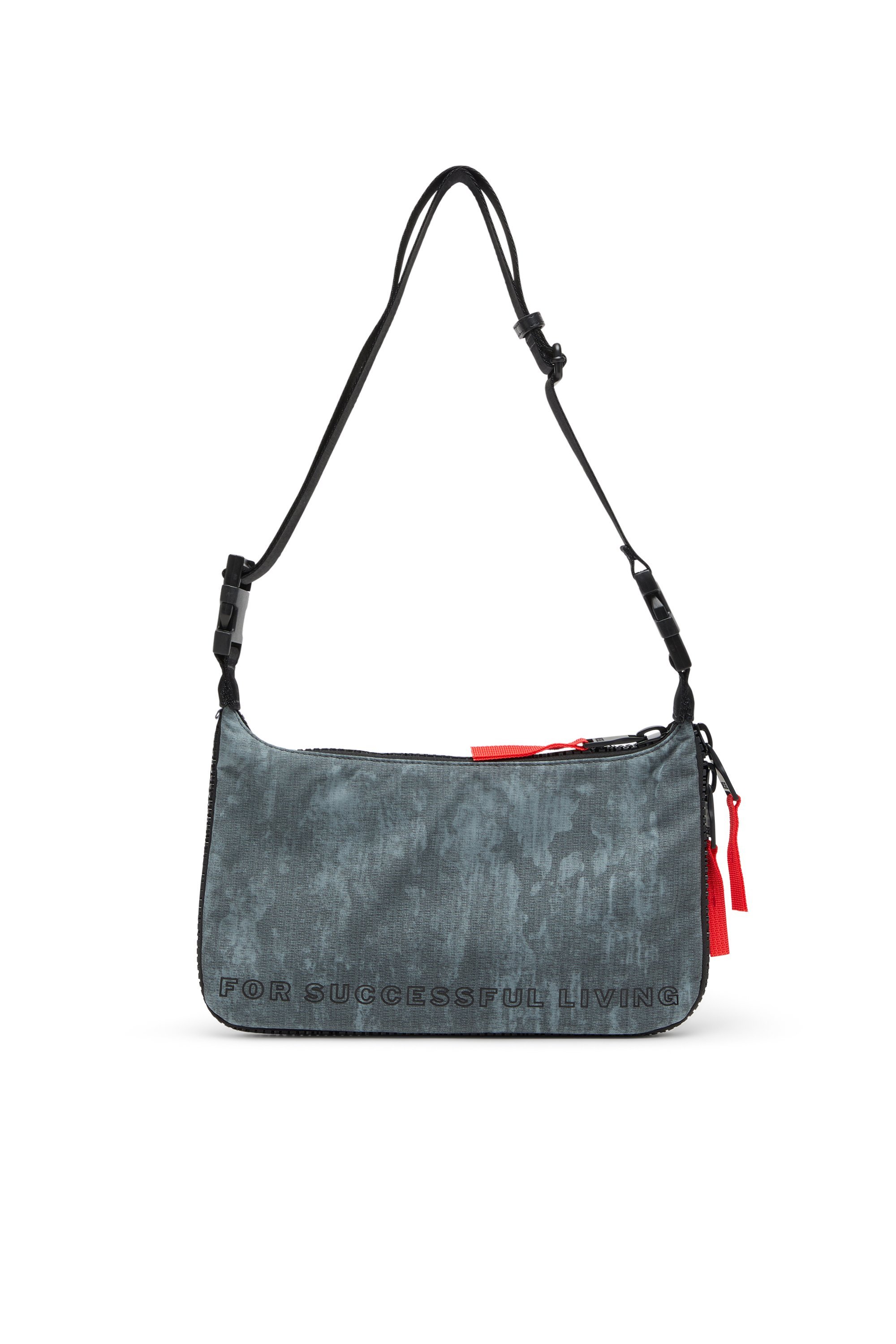 メンズ クロスボディバッグ ZIP-D CROSSBODY BAG X ディーゼル バッグ ボディバッグ・ウエストポーチ ブルー