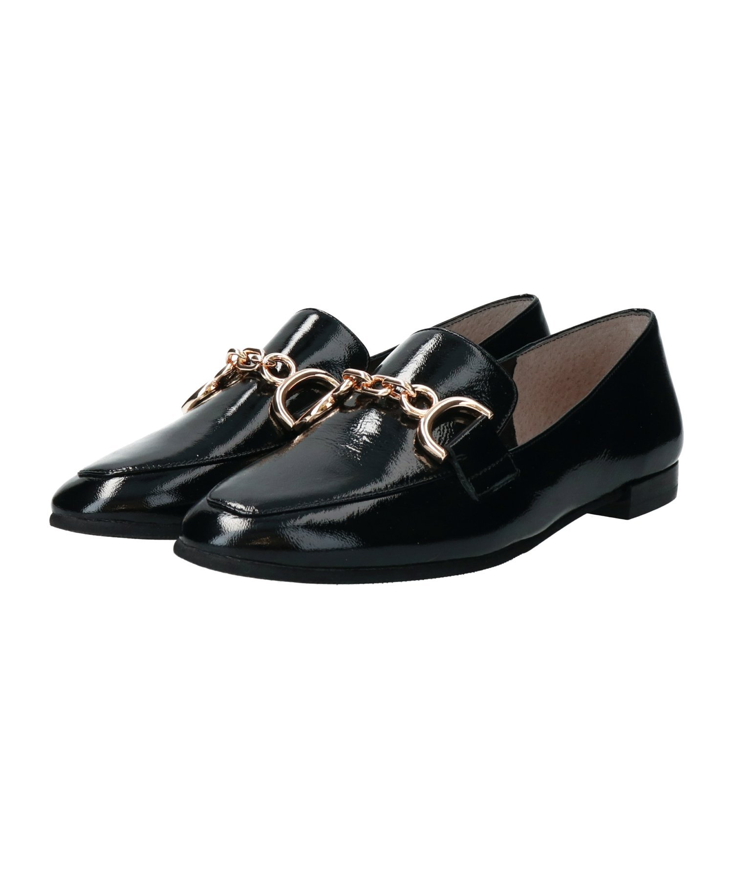 【SALE／15%OFF】PARADIS COULEUR 【PARADIS COULEUR】ラウンドトウチェーンビットローファー ブリジットバーキン シューズ・靴 ローファー ブルー ホワイト【送料無料】