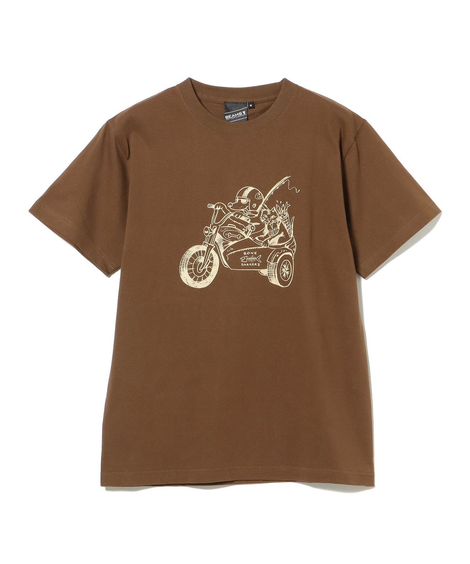 BEAMS T 【SPECIAL PRICE】BONE SHAKERZ T-shirt ビームスT トップス カットソー・Tシャツ ブラック【送料無料】