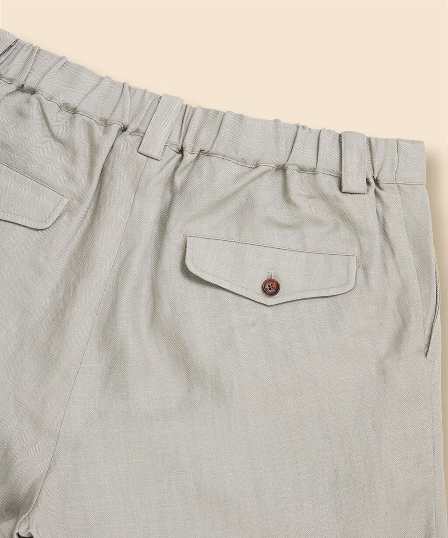BROOKS BROTHERS リヨセル/リネン ヘリンボーン ショーツ ブルックス ブラザーズ パンツ その他のパンツ ネイビー ベージュ【送料無料】