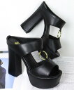 【SALE/20%OFF】LOVEHUNTER 厚底フロントリングミュールサンダル ☆1576 サンエーフットウェアー シューズ・靴 ミュール ブラック ホワイ...