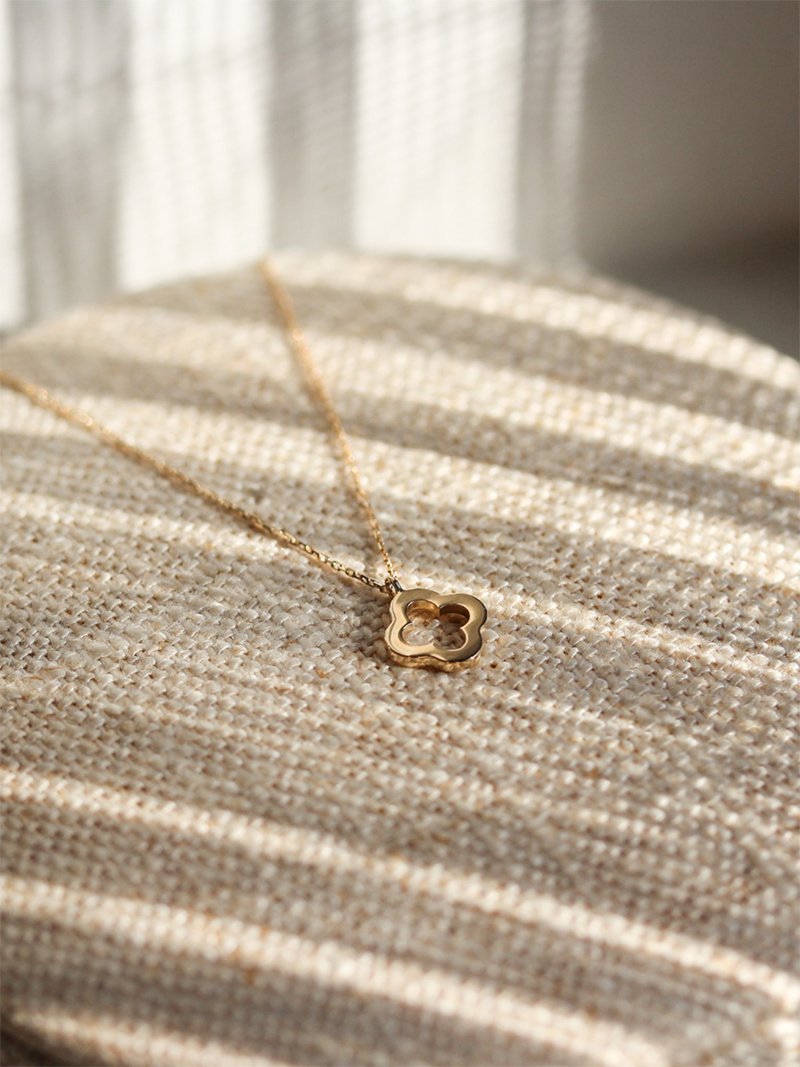 cui-cui ゴールド クローバー ネックレス ｜ K10YG キュイキュイ アクセサリー・腕時計 ネックレス ゴールド【送料無料】のサムネイル