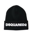 DSQUARED2 DSQUARED2 Logo Knit Hat ディースクエアード 帽子 ニット帽・ビーニー ブラック【送料無料】