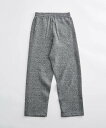 ADAM ET ROPE' HOMME 杢スウェット ニットパンツ / ヘビーウエイト / ユニセックス アダムエロペ パンツ その他のパンツ ブルー ベージュ ブラック グレー【送料無料】