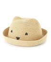 【SALE/40%OFF】GAP (K)ストロー くまさんハット (幼児) ギャップ 帽子 ハット ベージュ