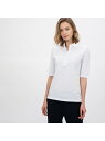 LACOSTE スリムフィットポロシャツ(五分袖) ラコステ カットソー ポロシャツ ホワイト ブルー ブラック カーキ ネイビー グレー レッド ブラウン ピンク【送料無料】