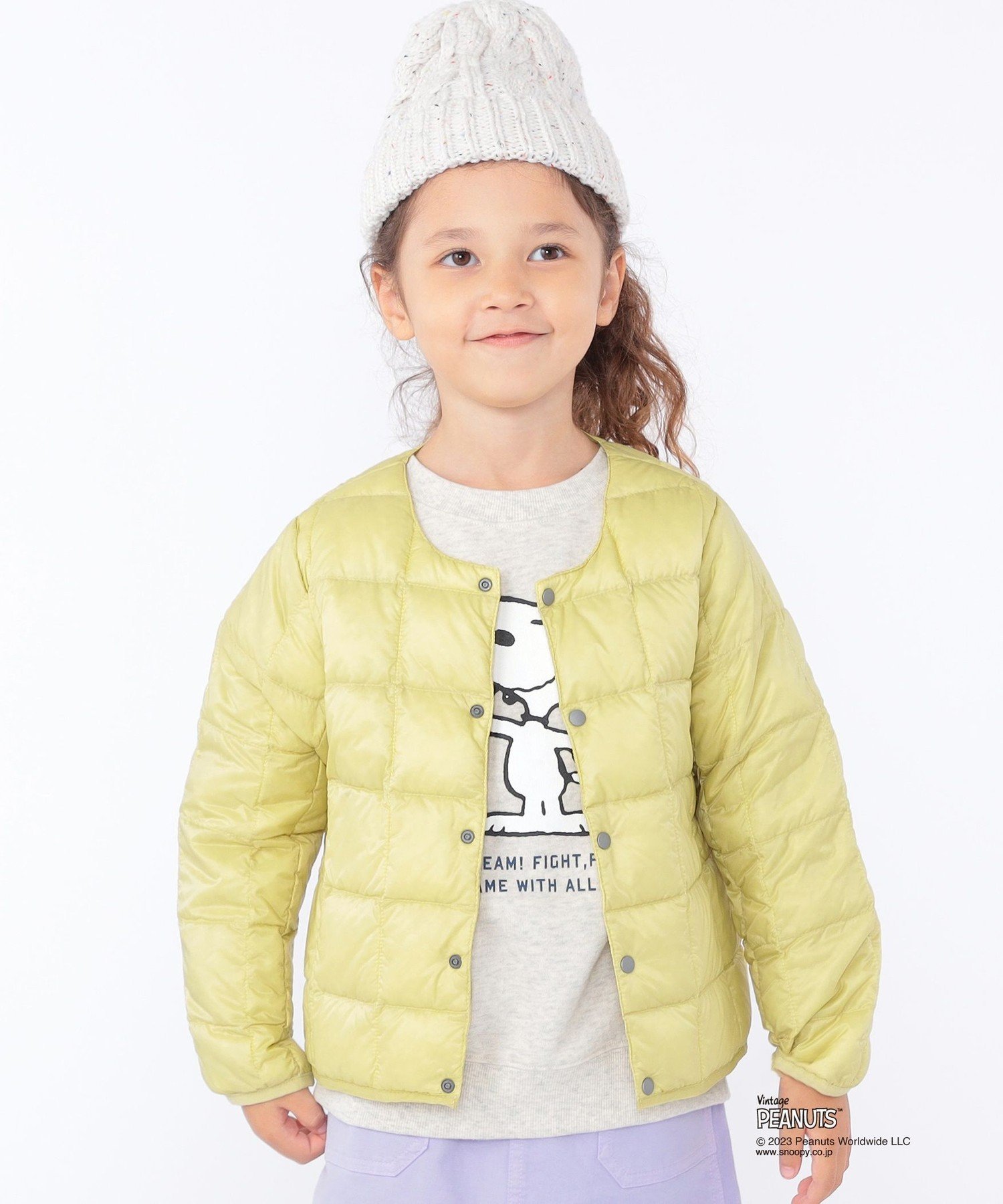 SHIPS KIDS *TAION:100~140cm / キッズ インナー ダウン ジャケット シップス ジャケット・アウター ダウンジャケット・ダウンベスト イエロー ブラック カーキ ブルー ネイビー パープル