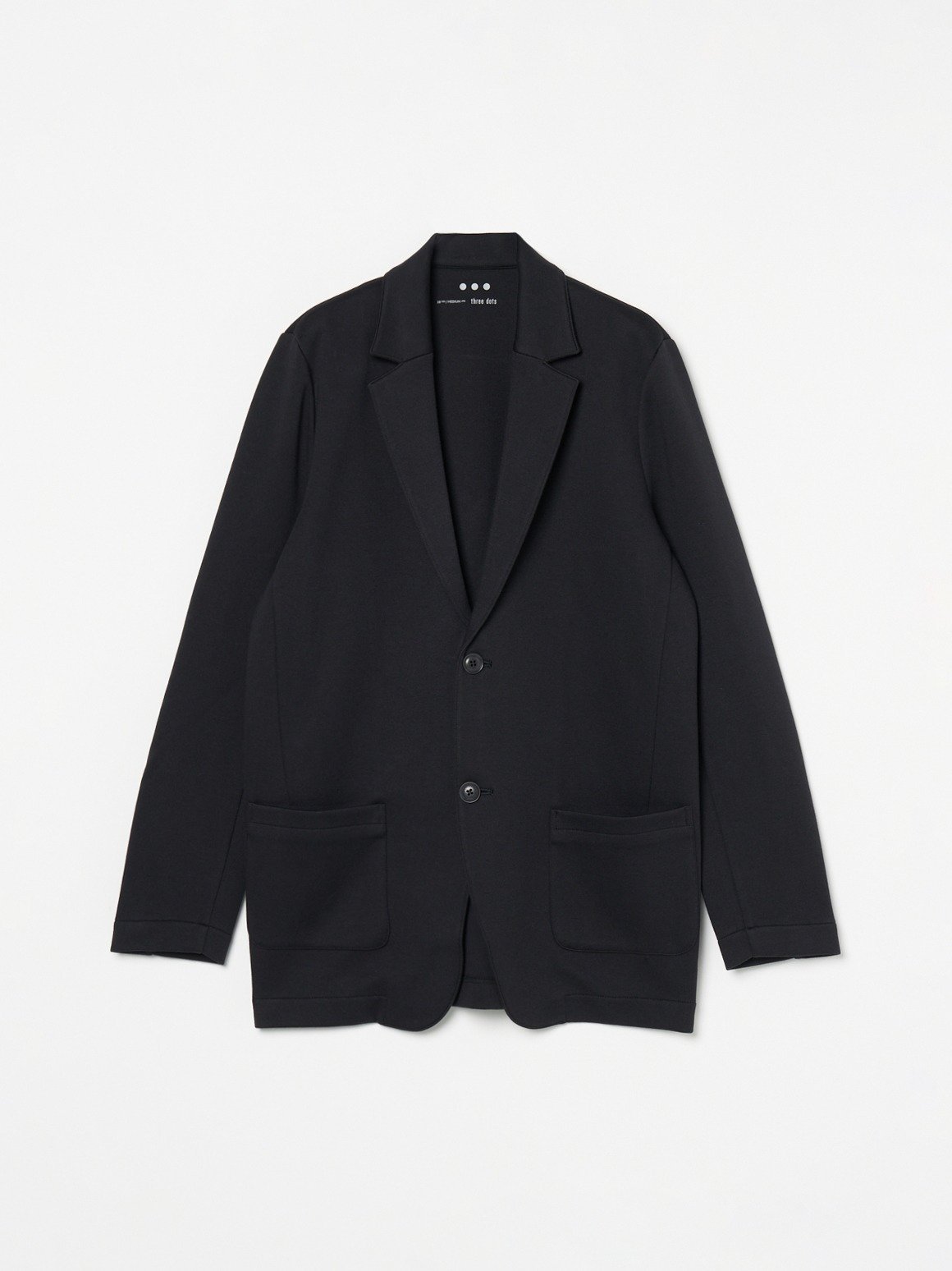 three dots Men 039 s high gauge cardboard jacket スリードッツ ジャケット アウター その他のジャケット アウター ブラック ネイビー【送料無料】