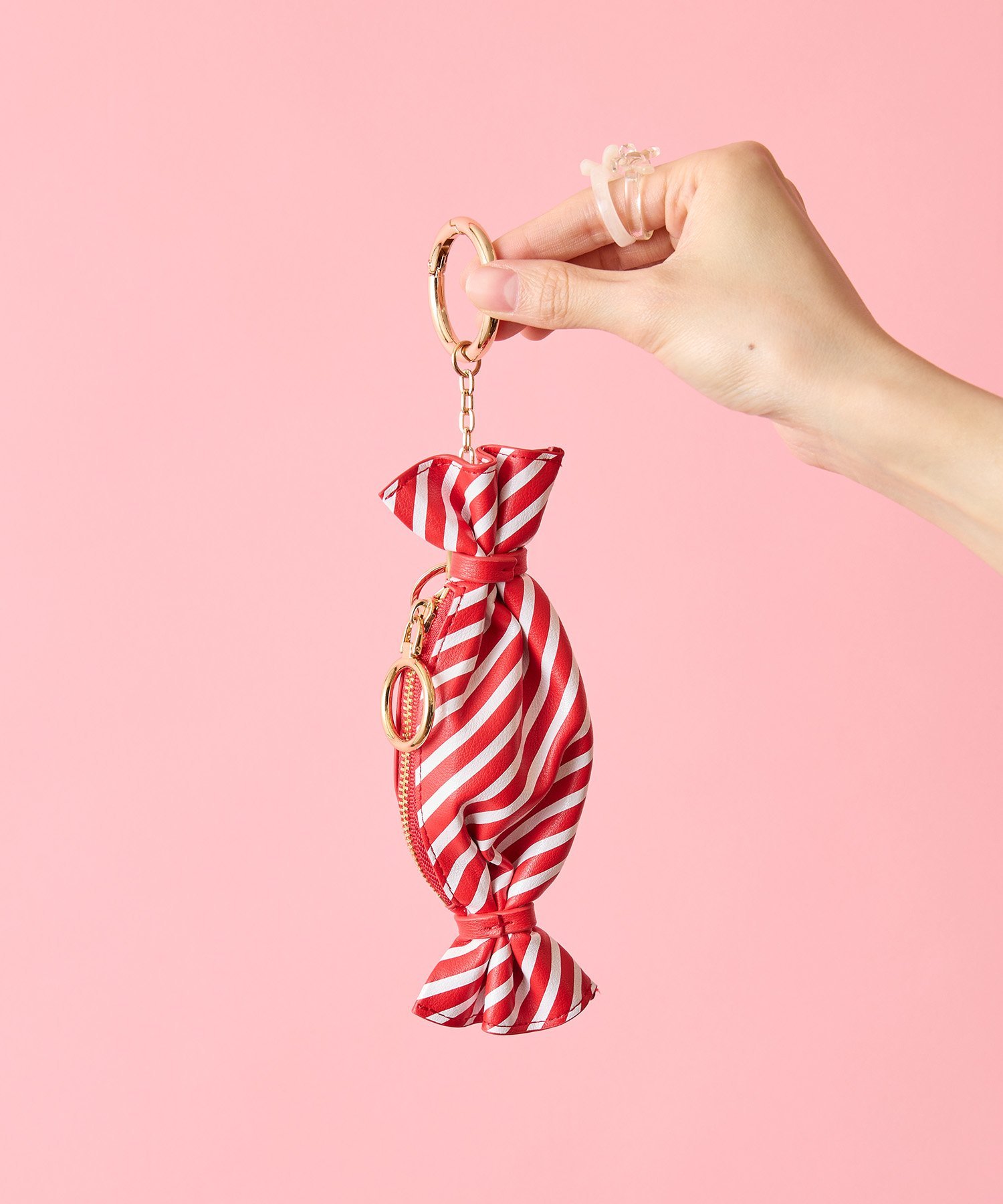 HASHIBAMI キャンディ ジップチャーム ハシバミ / ネコロジー ファッション雑貨 チャーム・キーチェーン ゴールド シルバー ブルー グリーン レッド...