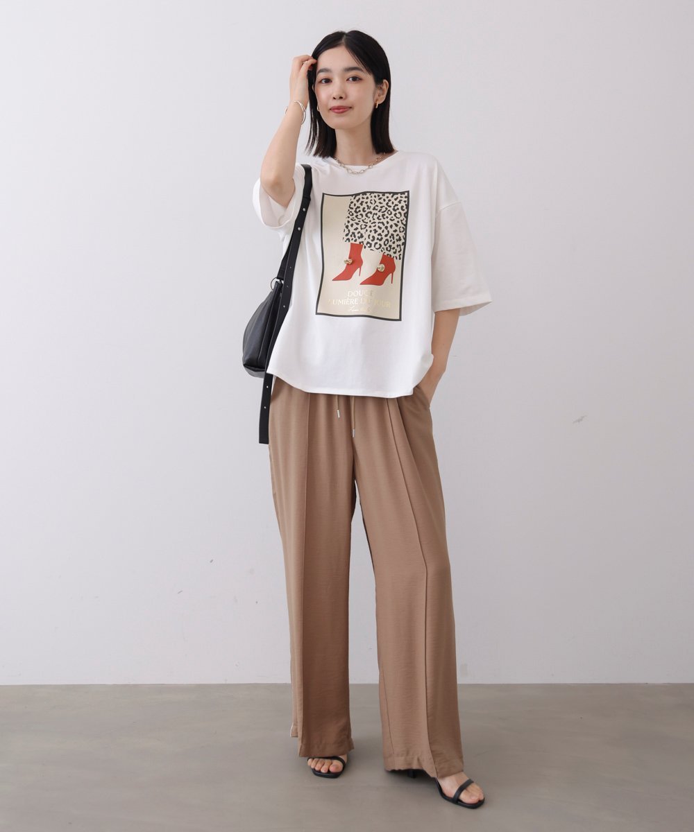 シューズアイコンTee バブ / ブージュルード トップス カットソー・Tシャツ ブラック ホワイト