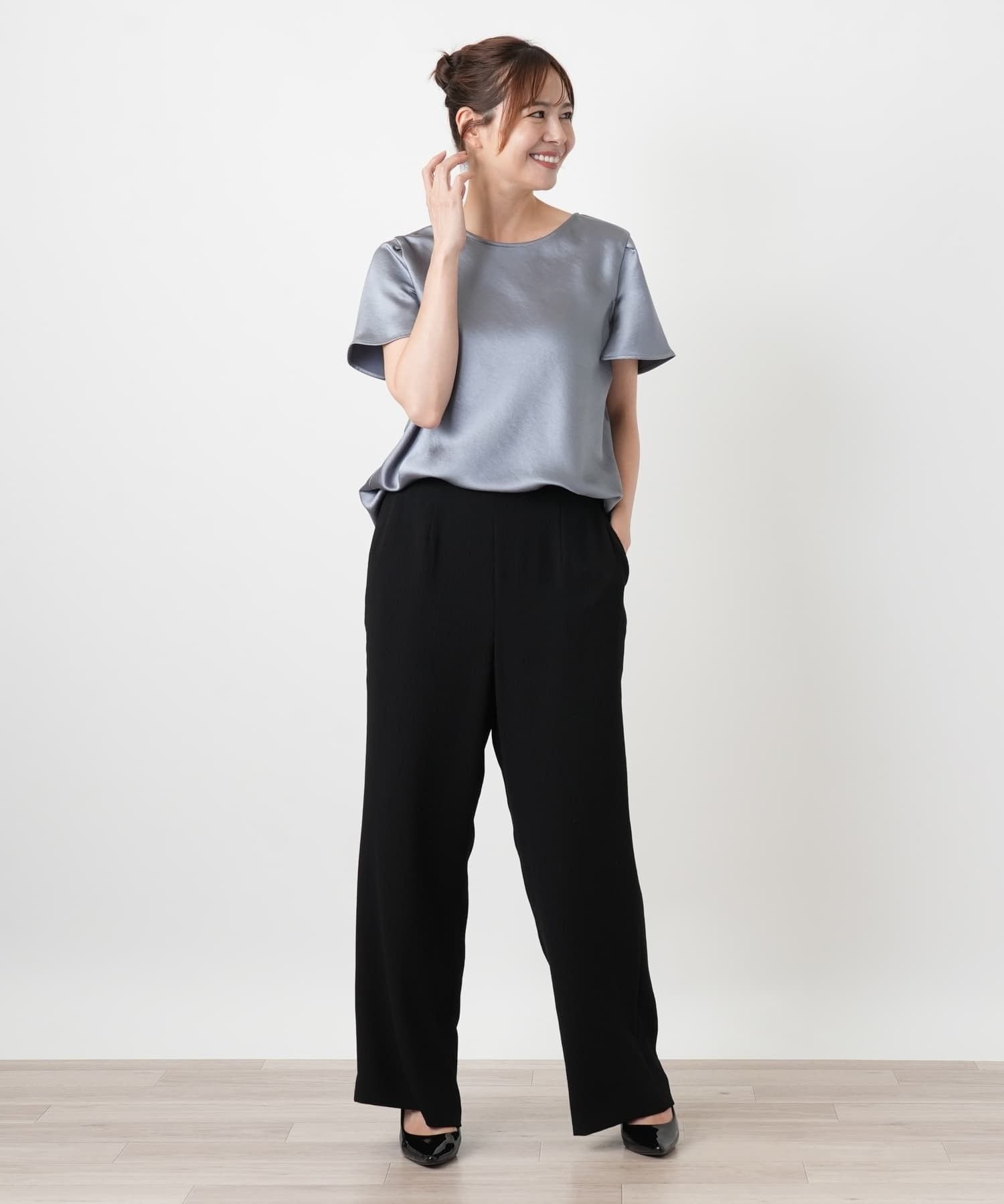 Leilian PLUS HOUSE パンツ【ROCHAS Premiere】 レリアン プラスハウス パンツ その他のパンツ ブラック