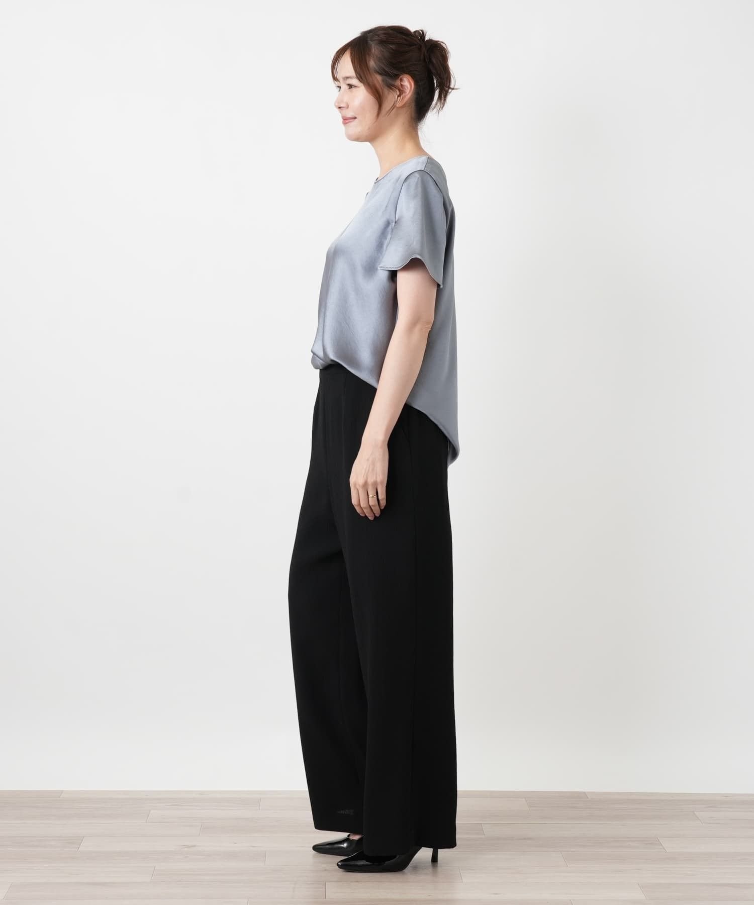 Leilian PLUS HOUSE パンツ【ROCHAS Premiere】 レリアン プラスハウス パンツ その他のパンツ ブラック