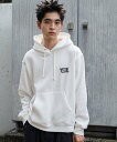 【SALE/44%OFF】WEGO MEN'S リラックスフィットグラフィックパーカー ウィゴー トップス パーカー・フーディー ホワイト グレー
