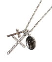 GALLIS ADDICTION GA 2CROSS-MARIA NECKLACE ジャックローズ アクセサリー・腕時計 ネックレス シルバー ゴールド