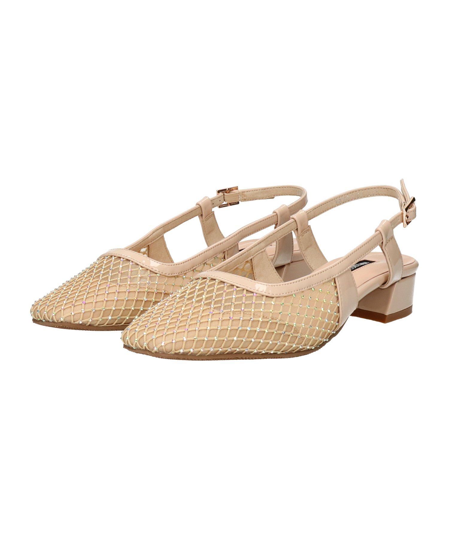 【SALE／15%OFF】PARADIS COULEUR 【PARADIS COULEUR】ラインストーンチュールバックバンド ブリジットバーキン シューズ・靴 パンプス ブルー【送料無料】