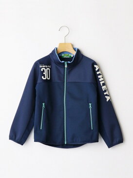 【SALE/60%OFF】SHIPS KIDS ATHLETA:【SHIPSKIDS30th別注】ボンフィルタートラックジャケット(80~90cm) シップス ニット カーディガン ブルー ブラック