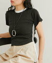 【SALE/70%OFF】VIS 【WEB/一部店舗限定】サイドラインリボンプルオーバー ビス トップス カットソー・Tシャツ ブラック ホワイト ネイビー