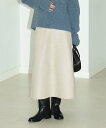 【SALE/50%OFF】B:MING by BEAMS メルトン スカート ビームス アウトレット スカート ロング・マキシスカート ベージュ【送料無料】