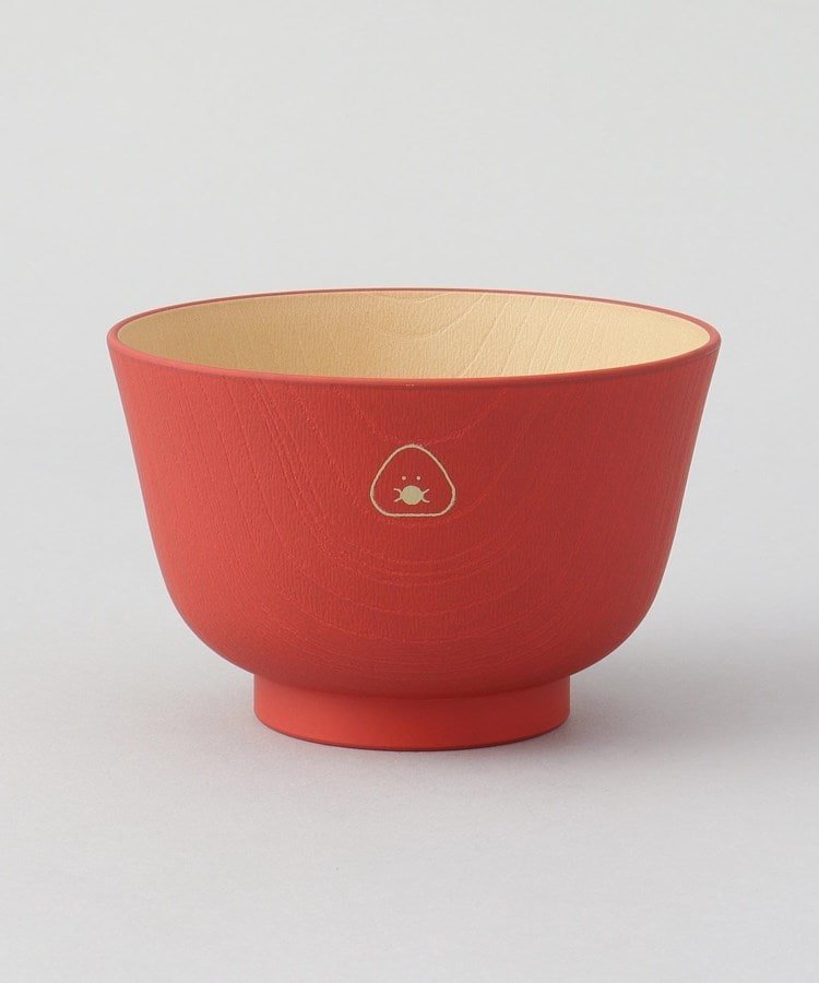 212 KITCHEN STORE ぎゅっとおにぎりさん 抗菌汁椀 梅 赤 トゥーワントゥーキッチンストア 食器・調理..