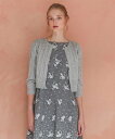 TOCCA 【洗える】ICE BOX CARDIGAN カーディガン トッカ トップス カーディガン グレー ブラック ピンク【送料無料】