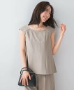 URBAN RESEARCH ROSSO 【予約】『UR TECH DRYLUXE』F by ROSSO フレンチブラウス+ワイドパンツ アーバンリサーチロッソ...