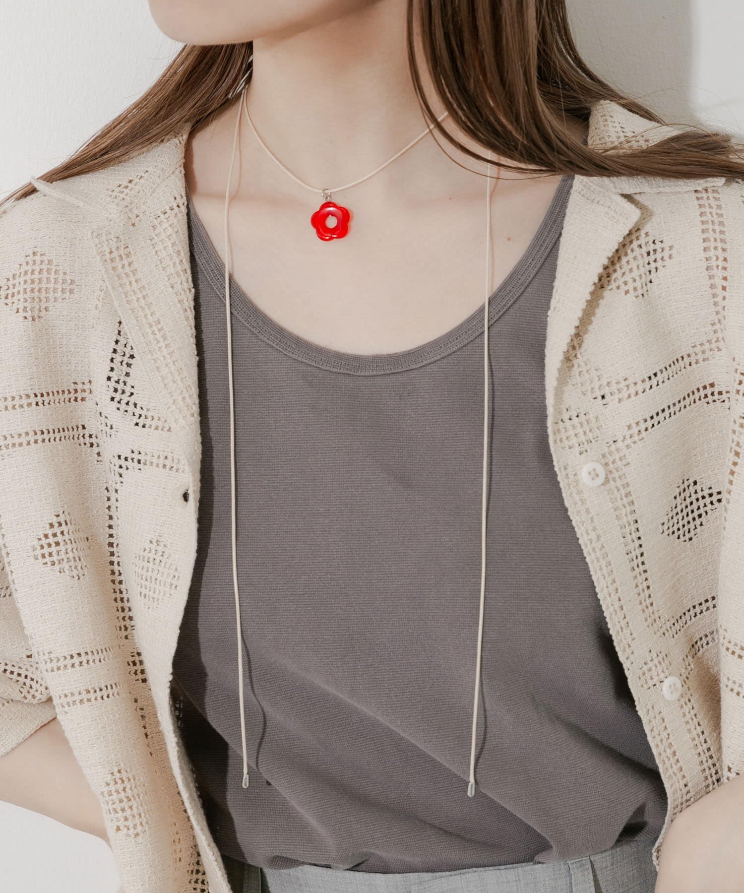 SALE50%OFFSMELLY 顼եȥåץɥͥå쥹 ꡼ ꡼ӻ ͥå쥹