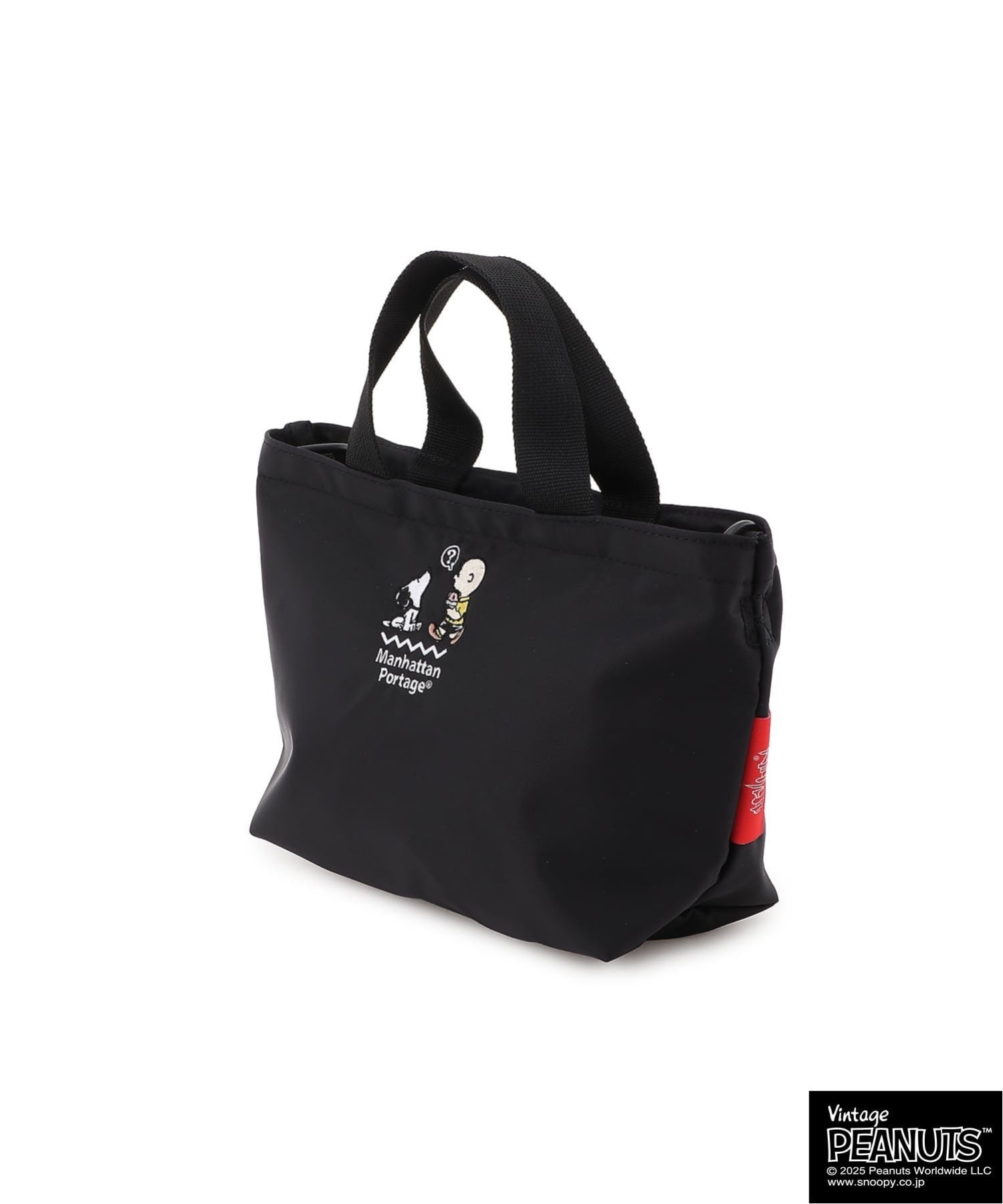 Manhattan Portage Manhattan Portage/(U)Micro Portage Tote FLIGHT NYLON BACKING PEANUTS 25 マンハッタンポーテージ バッグ トートバッグ ブラック