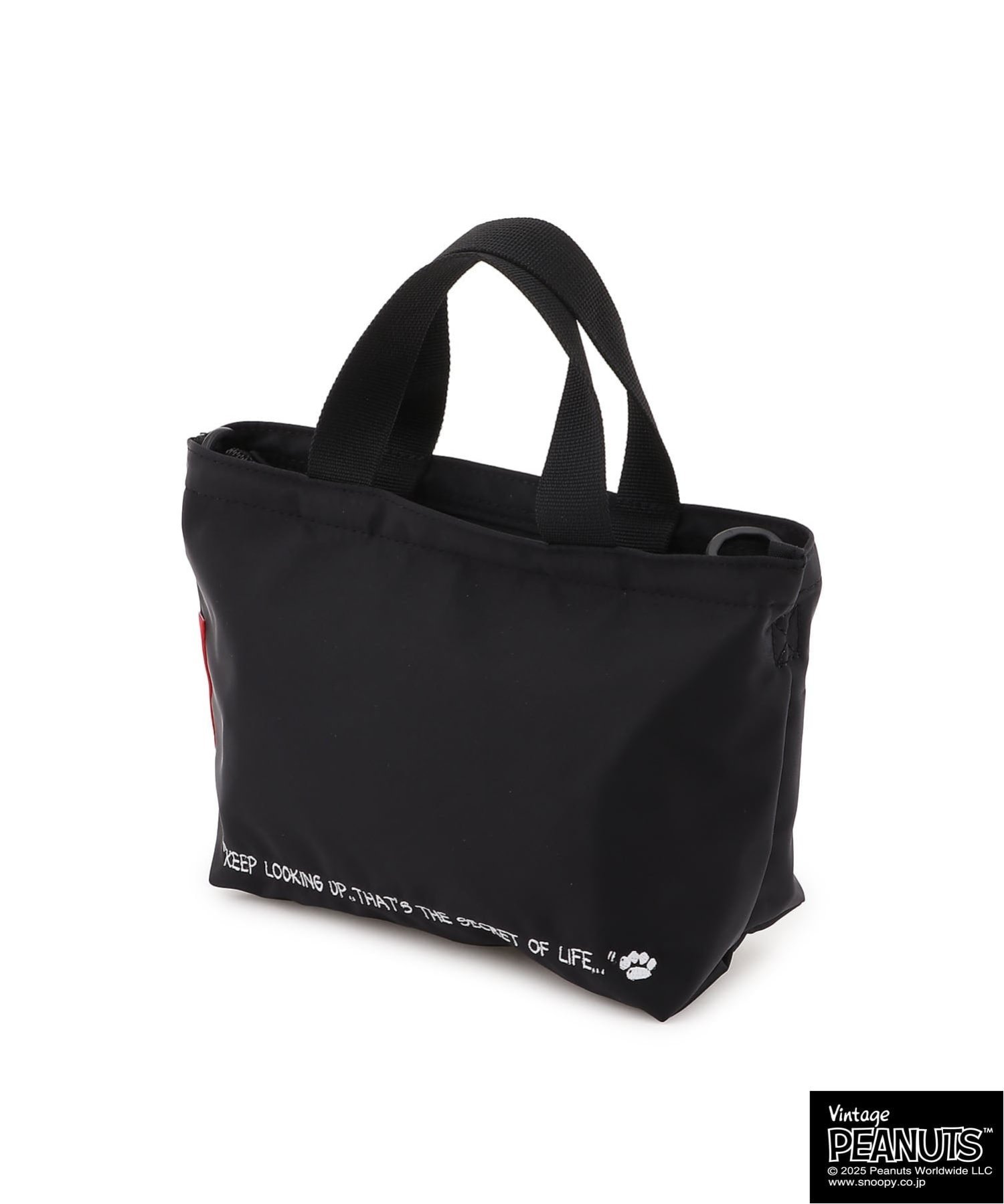 Manhattan Portage Manhattan Portage/(U)Micro Portage Tote FLIGHT NYLON BACKING PEANUTS 25 マンハッタンポーテージ バッグ トートバッグ ブラック