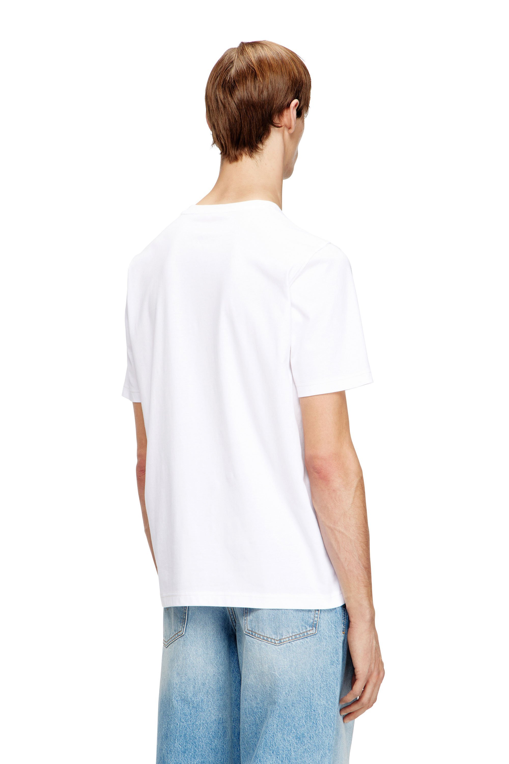 メンズ Tシャツ T-ADJUST-V5 ディーゼル トップス カットソー・Tシャツ ホワイト ブラウン