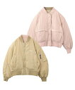 【SALE／30 OFF】MILKFED. REVERSIBLE MA-1 FLIGHT JKT ミルクフェド ジャケット アウター MA-1 ベージュ ブラック カーキ【送料無料】