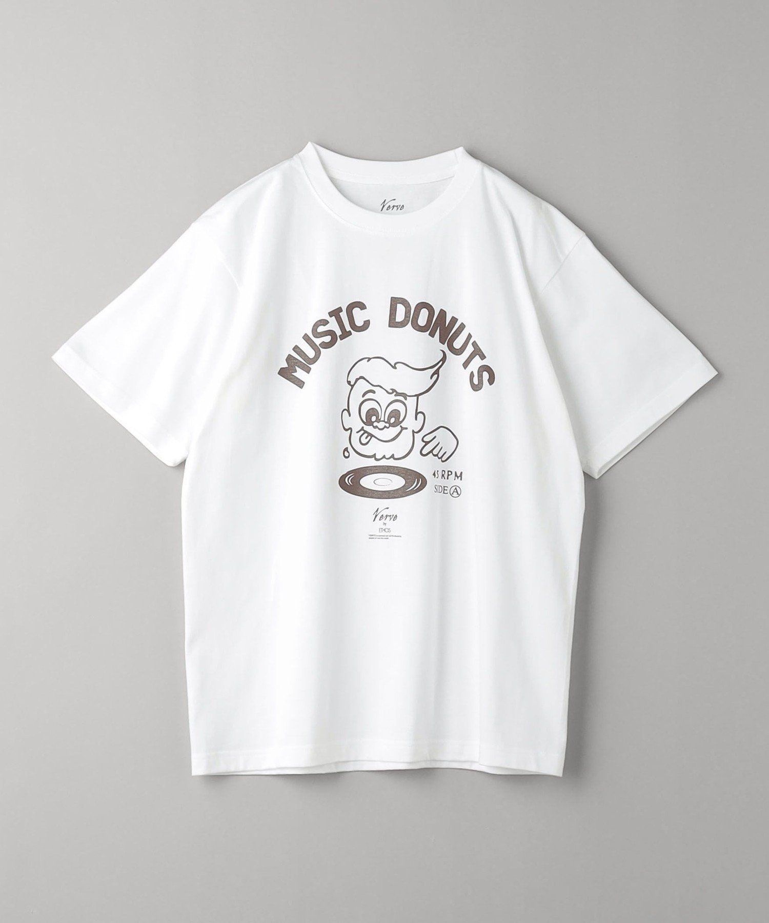 楽天Rakuten Fashion【SALE／30％OFF】BEAUTY&YOUTH UNITED ARROWS 【別注】 ＜VERVE＞ MUSIC DONUTS Tシャツ ユナイテッドアローズ アウトレット トップス カットソー・Tシャツ ホワイト【送料無料】