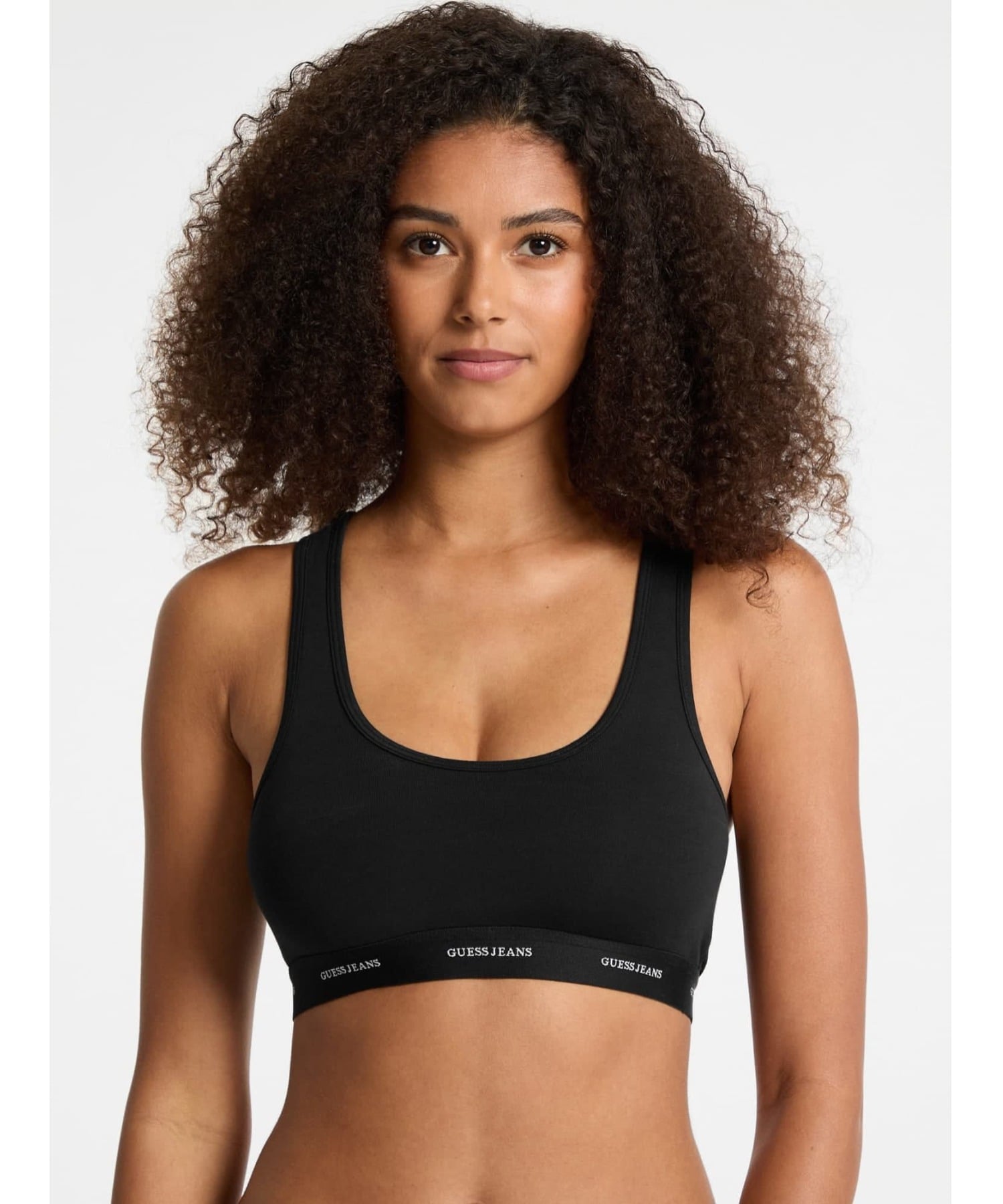 GUESS JEANS (W)GUESS JEANS Bralette ブラジャー スポプラ アンダーウェア ゲス インナー・ルームウェア ブラジャー ホワイト ブルー ピンク グレー ブラック