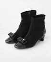 TOCCA NOBLE RIBBON SHORT STRECHBOOTS ブーツ トッカ シューズ・靴 その他のシューズ・靴 ブラック【送料無料】