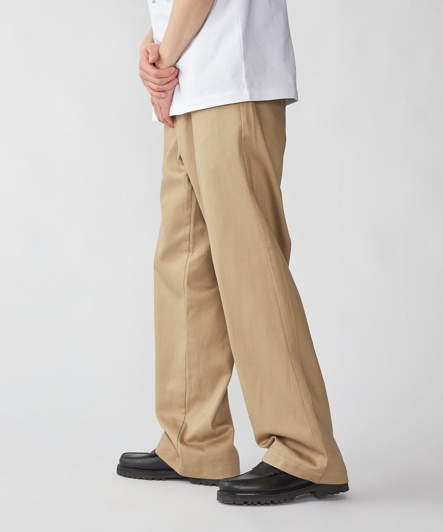 MEN City Ambient Products: ストレート バギー チノ パンツ シップス パンツ チノパンツ ネイビー ベージュ