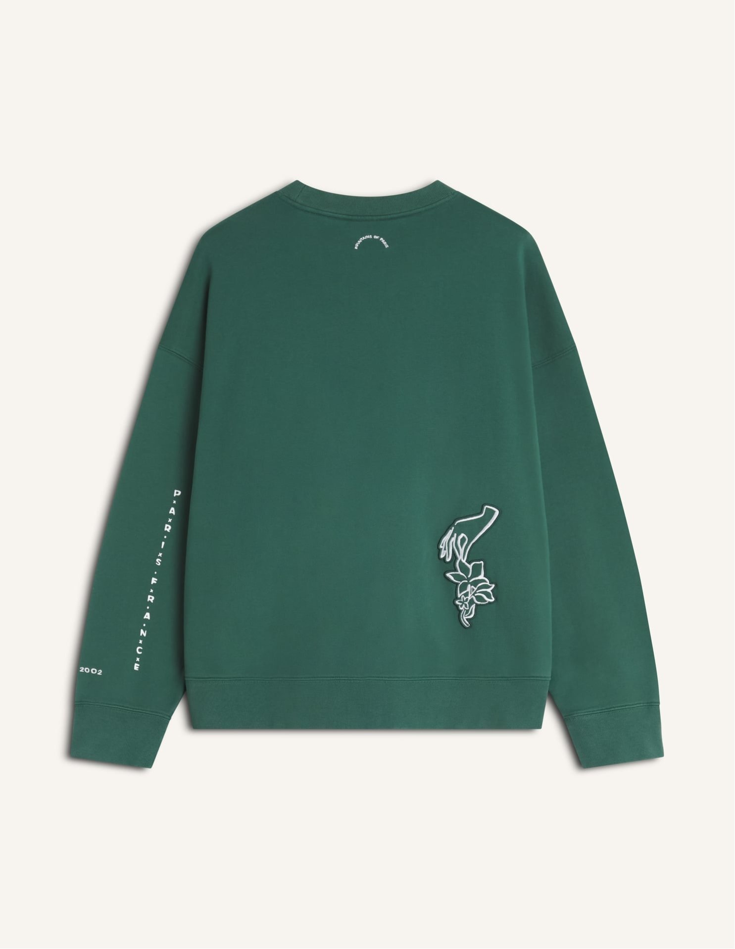 Maison Kitsune Maison Kitsune/(M)ART NOUVEAU STAMPS OVERSIZE SWEATSHIRT メゾン キツネ トップス スウェット・トレーナー グリーン【送料無料】