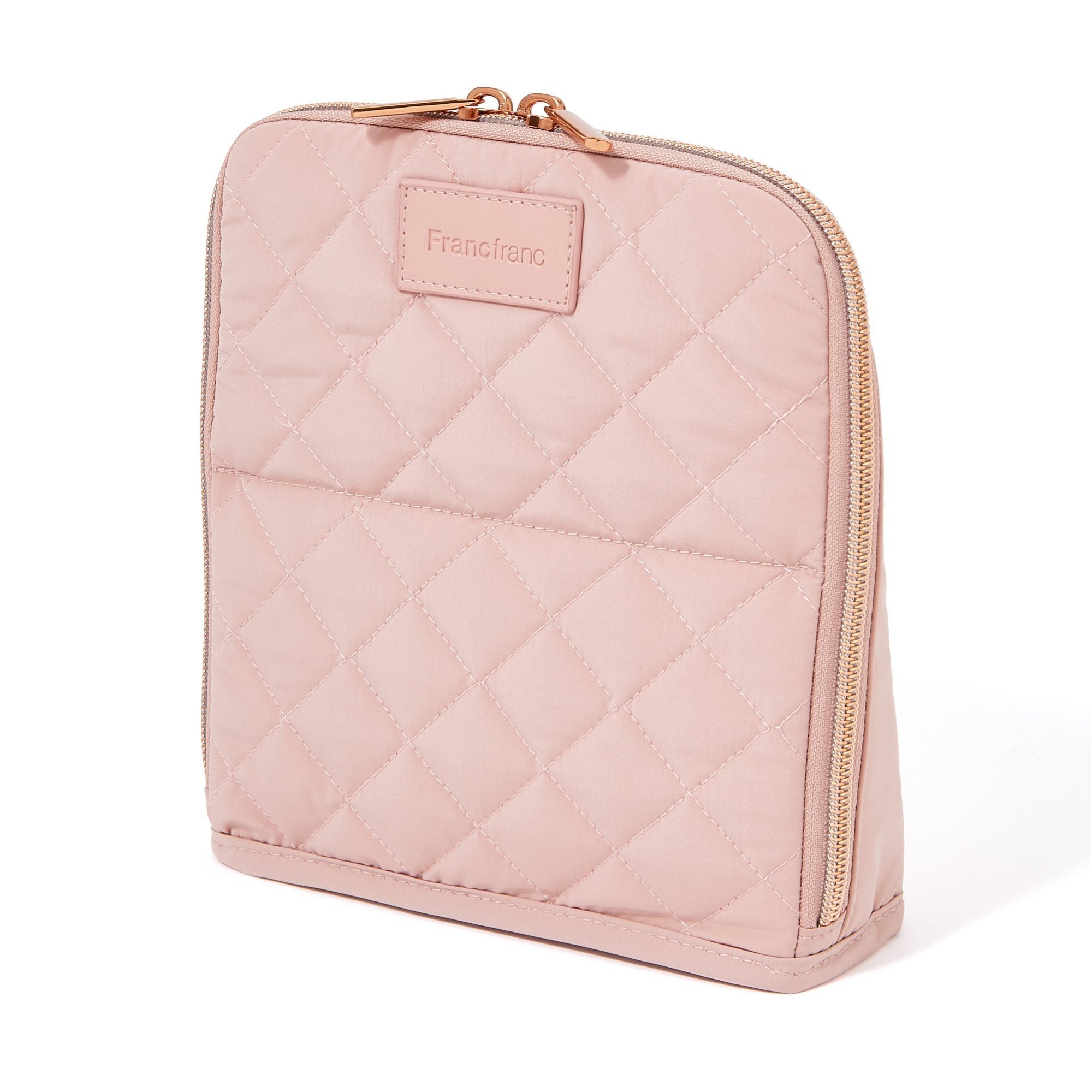 【SALE／30%OFF】Francfranc キルティング ツールペンスタンドポーチ フランフラン 財布・ポーチ・ケース ポーチ ピンク