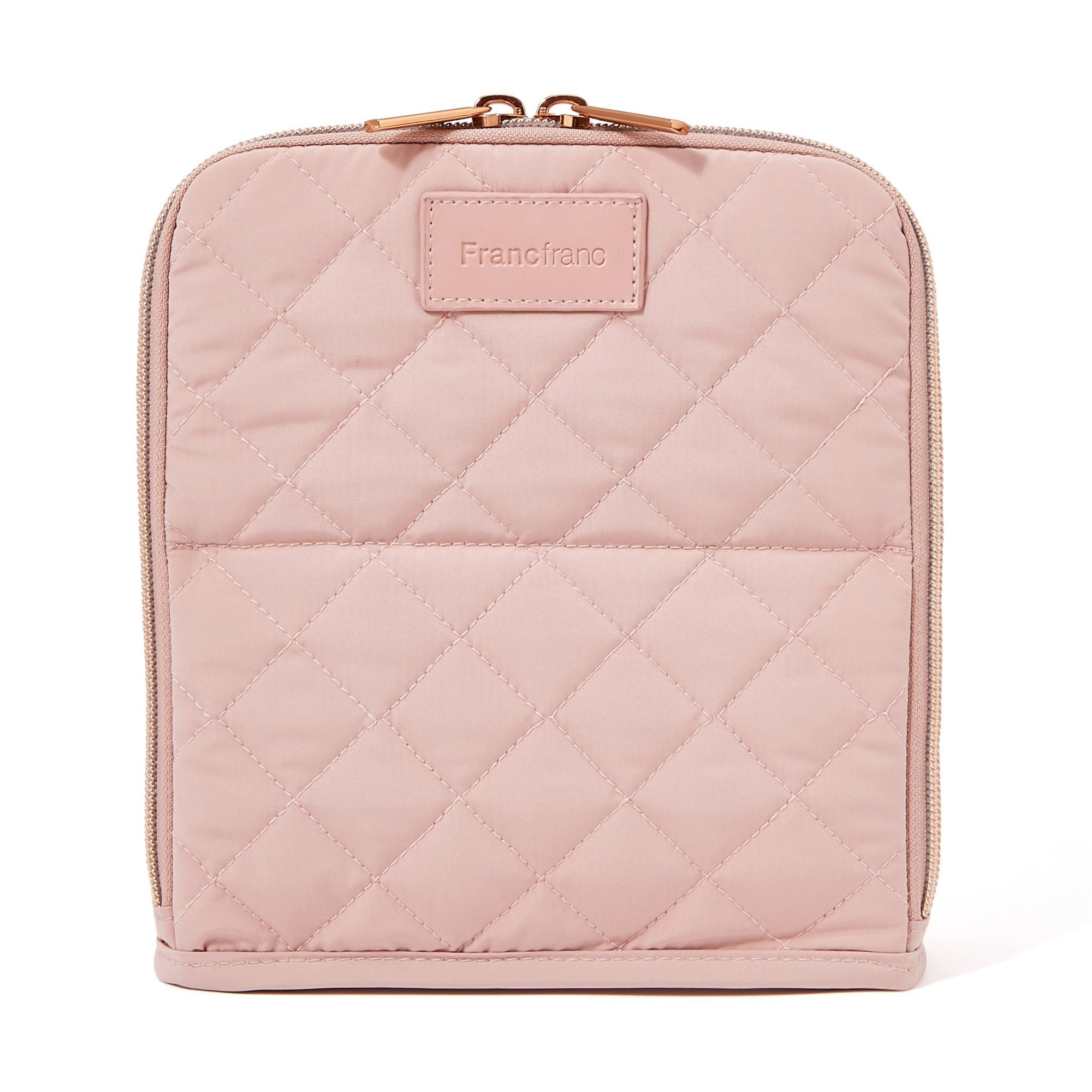 【SALE／30%OFF】Francfranc キルティング ツールペンスタンドポーチ フランフラン 財布・ポーチ・ケース ポーチ ピンク