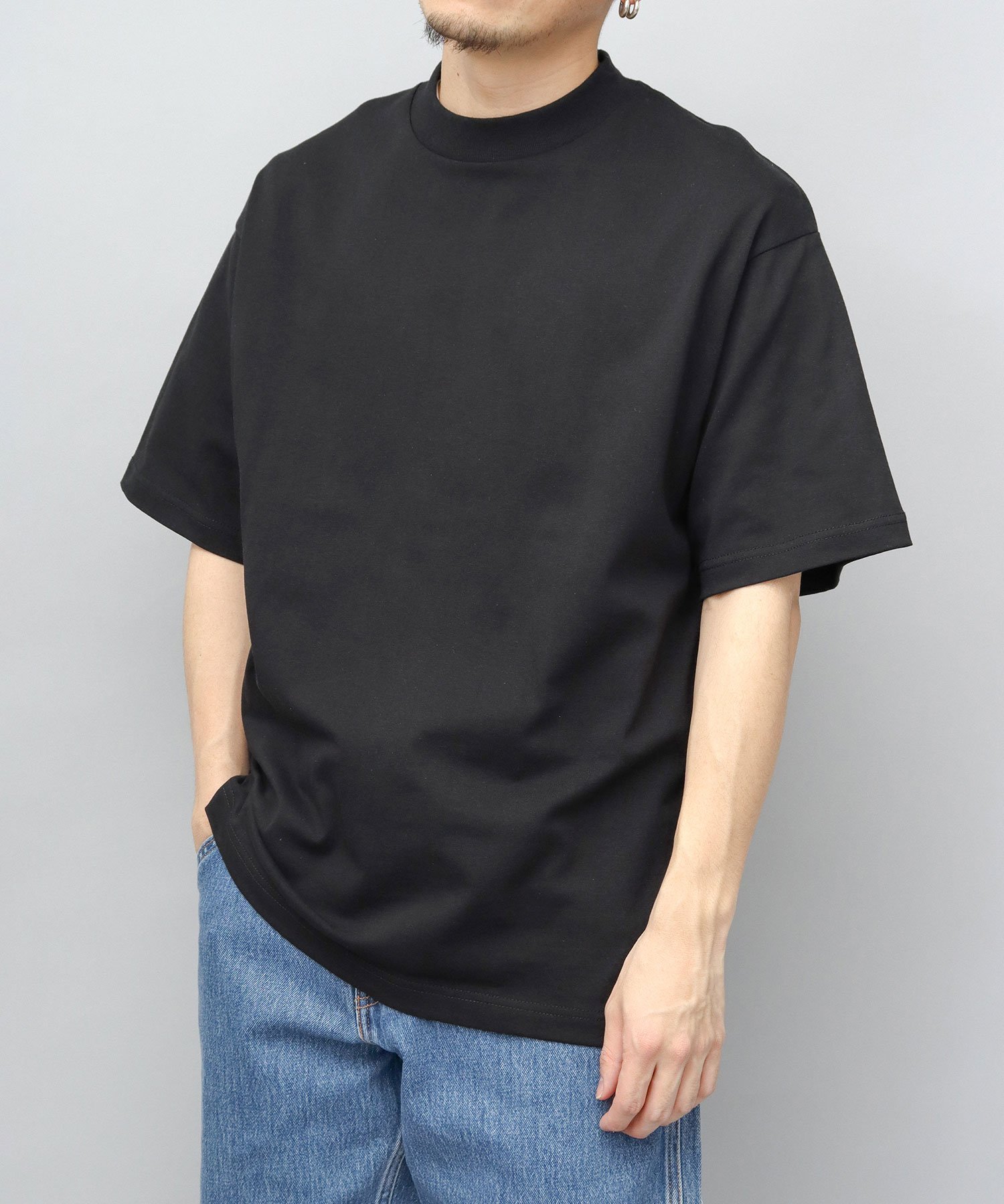 United Athle tシャツ メンズ レディース 半袖 無地 厚手 7.1オンス 大きめ 綿100% エー.エム.エス. トップス カットソー・Tシャツ ブラック ホワイト グレー
