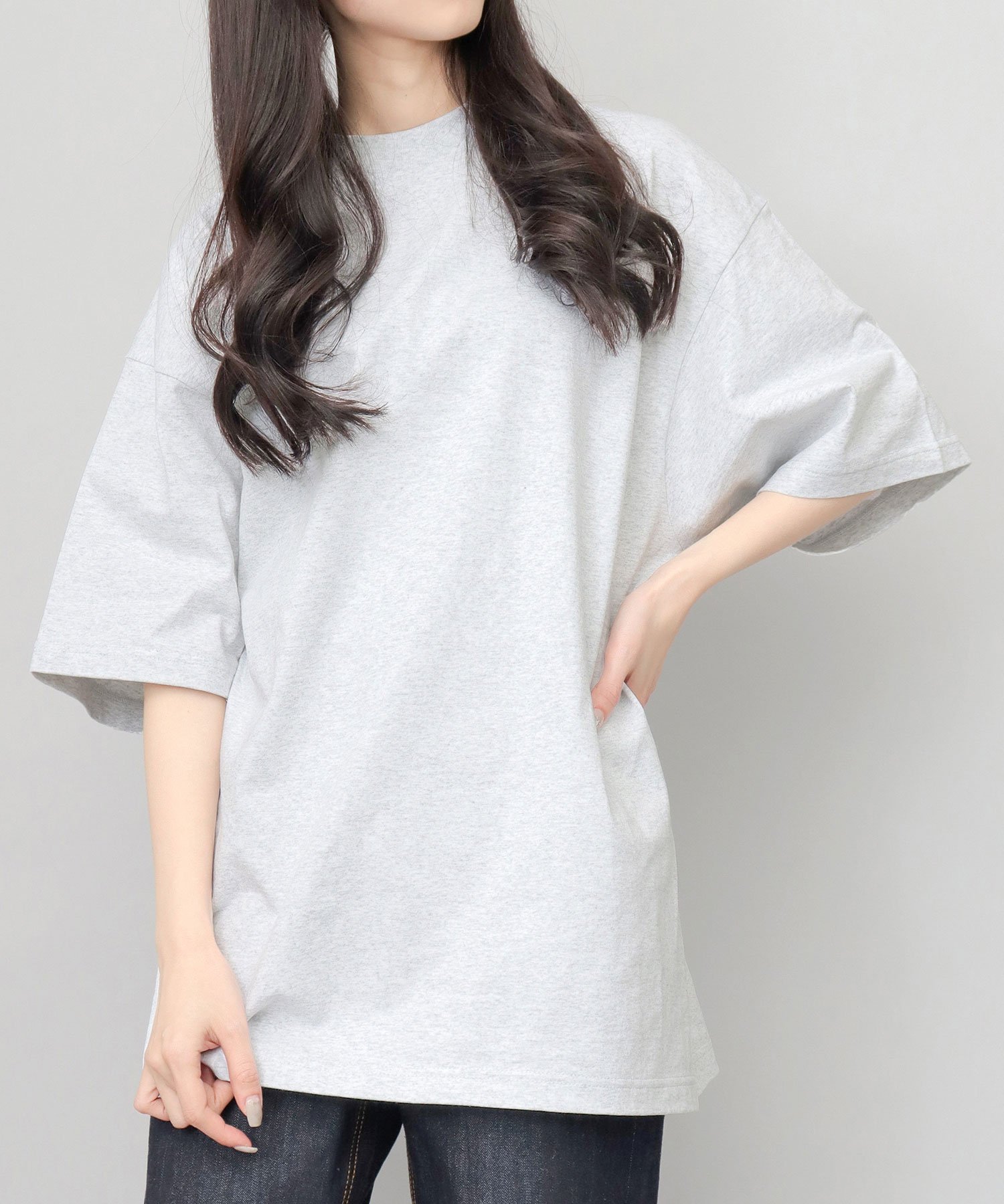 United Athle tシャツ メンズ レディース 半袖 無地 厚手 7.1オンス 大きめ 綿100% エー.エム.エス. トップス カットソー・Tシャツ ブラック ホワイト グレー