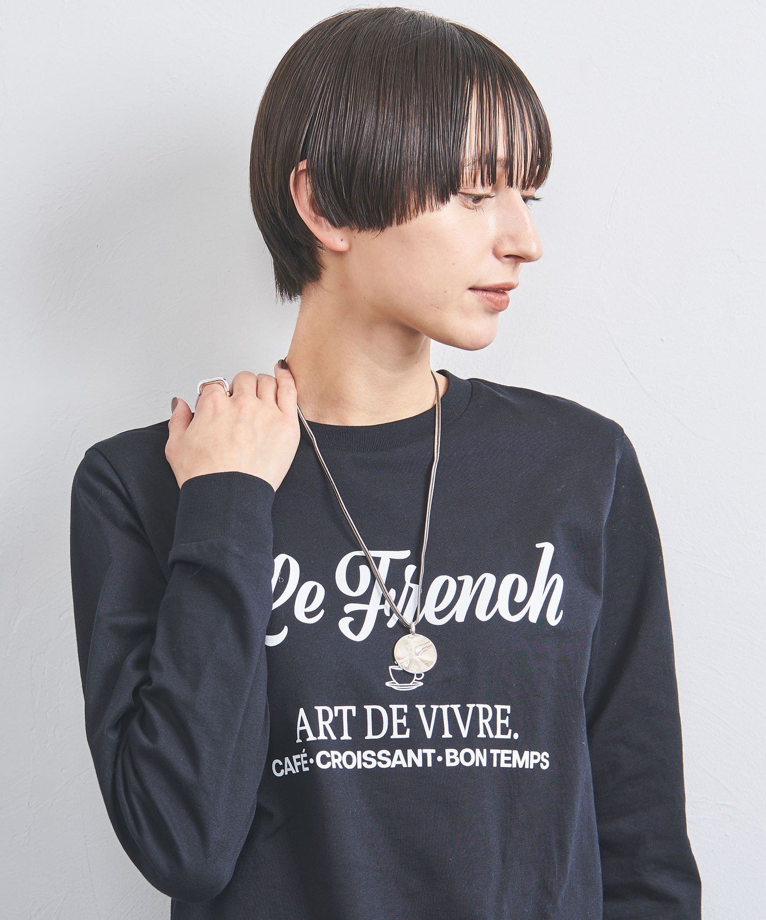 【SALE／30%OFF】UNITED ARROWS 【別注】＜PHILIPPE AUDIBERT＞STEEVY コード ネックレス ユナイテッドアローズ アクセサリー・腕時計 ネックレス シルバー【送料無料】