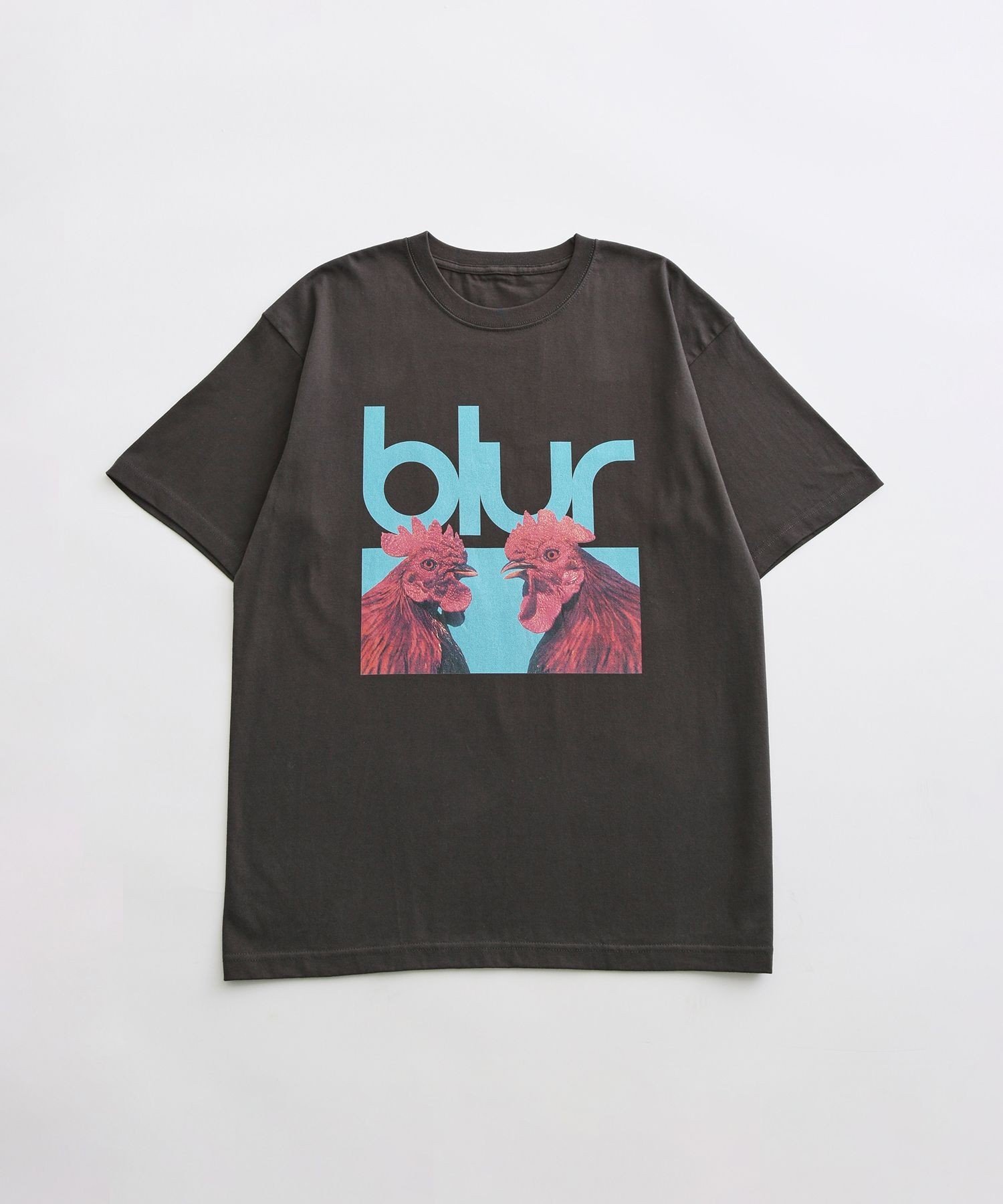 BIOTOP 【blur*BIOTOP*10CULTURE】Blur T-SHIRTS アダムエロペ トップス カットソー・Tシャツ ネイビー ブルー レッド【送料無料】