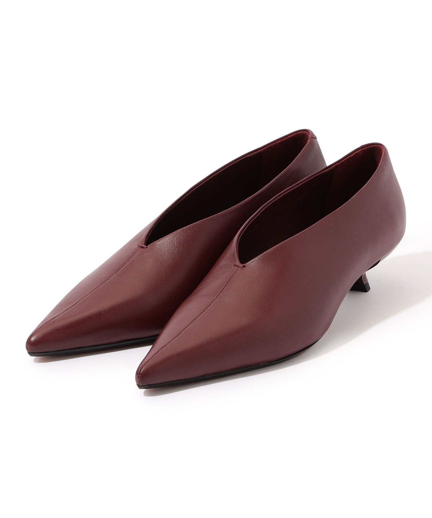 TOMORROWLAND GOODS JVAM GRANT パンプス トゥモローランド シューズ・靴 パンプス ブラック ワインレッド【送料無料】